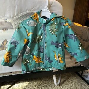 Little Me Dinosaur Rain Jacket Size 12m